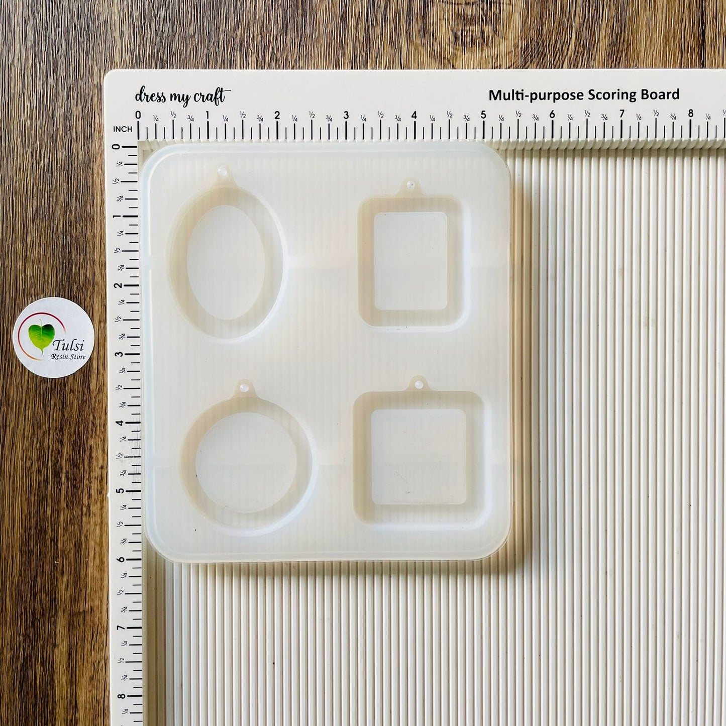 4 Cavity Mini Frame Keychain Mould