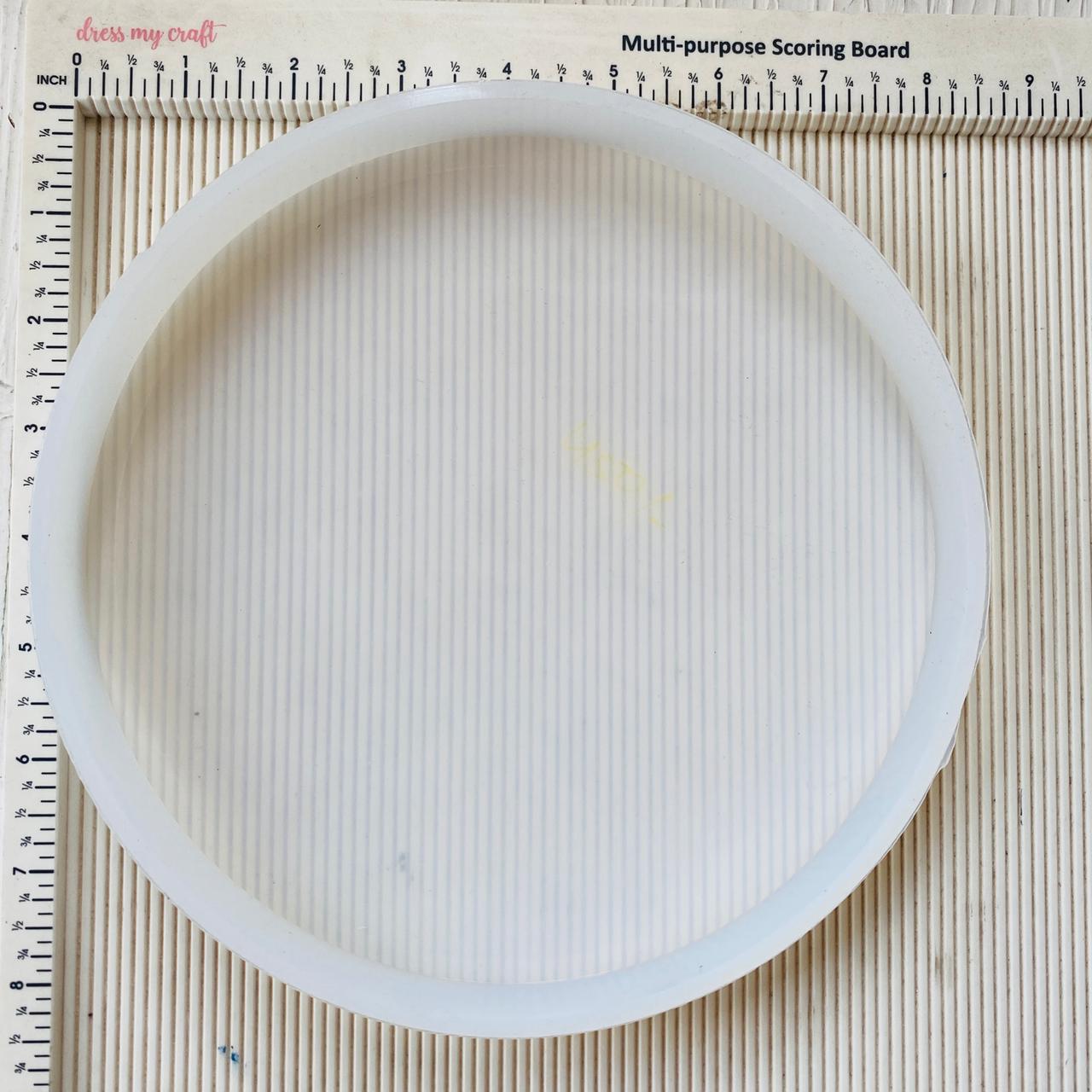 8" Plain Round Tray Mould