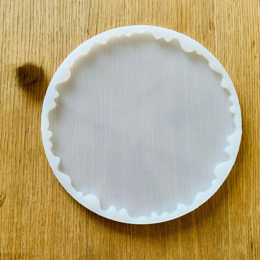 8" Agate Round Platter Tray Mould