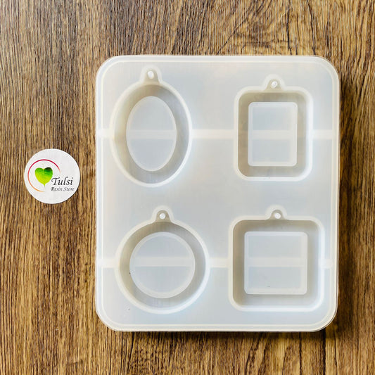 4 Cavity Mini Frame Keychain Mould