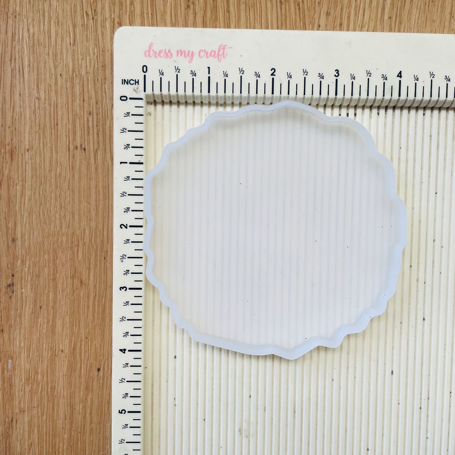 Agate Coaster Mould - 4" Thin