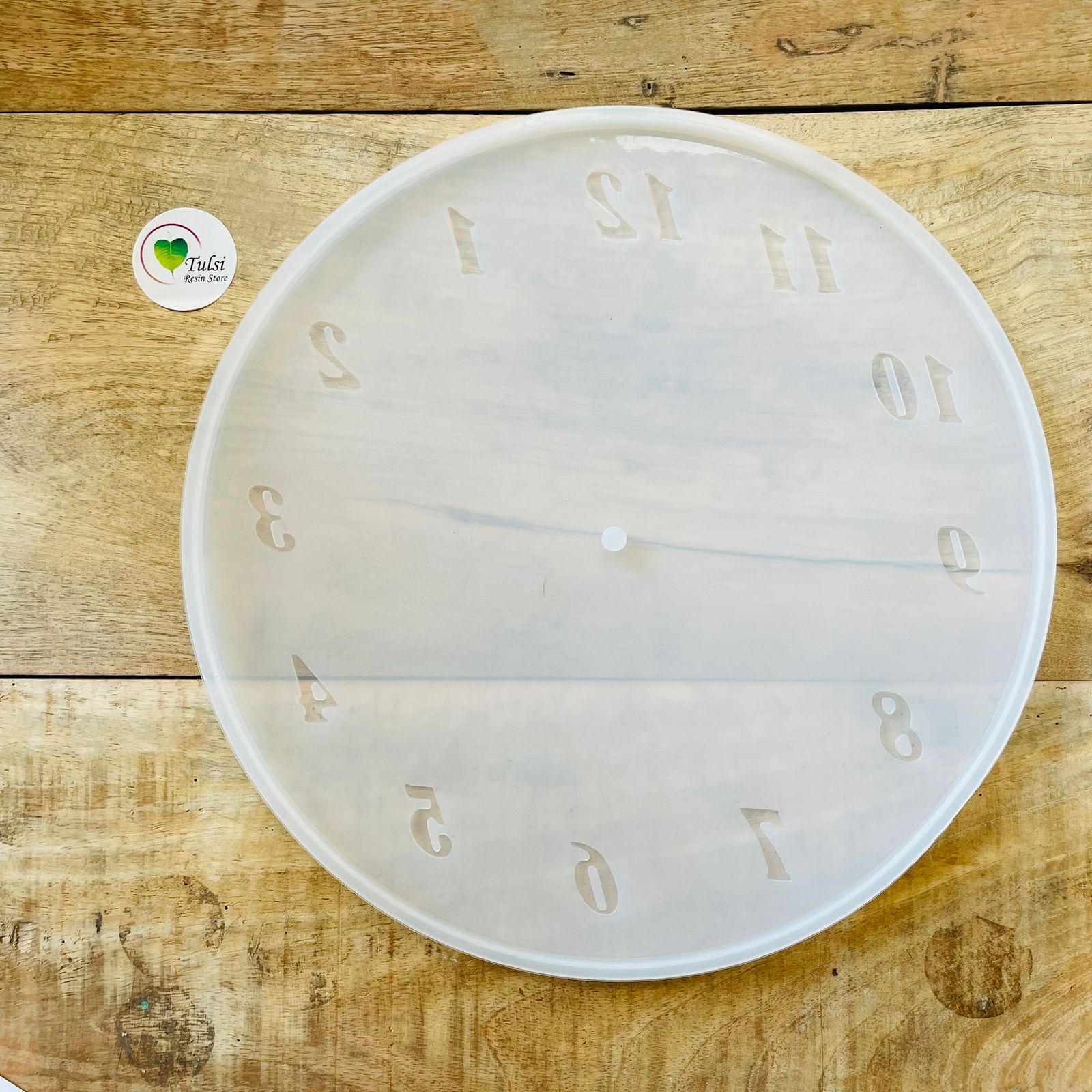10" English Number Clock Mould – Resin Bulk Buy