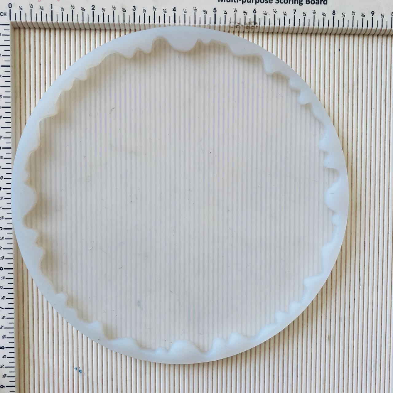 8" Agate Round Platter Tray Mould